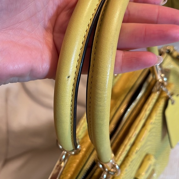 COACH -Madison Pinnacle Lily Python leather satchel ( Limited Edition) EUC - Picture 9 of 17